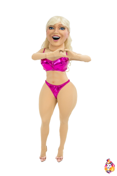 Stripper Svetlana Mascot Costume