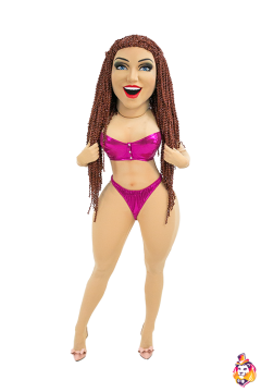 Stripper Liana mascot costume