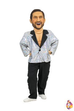 Suit Jacket silver for striptease